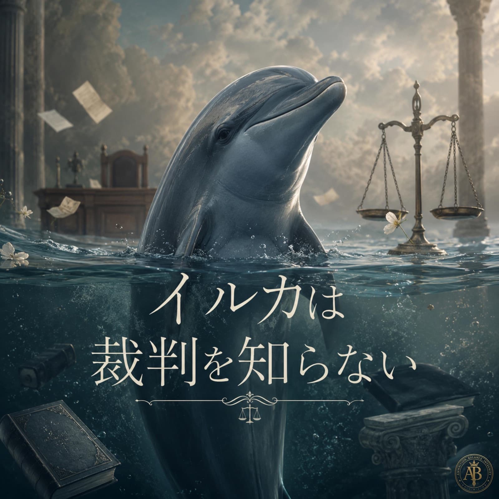 イルカは裁判を知らない カバー