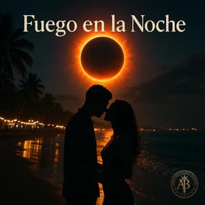 Fuego en la Noche album cover and metal print preview