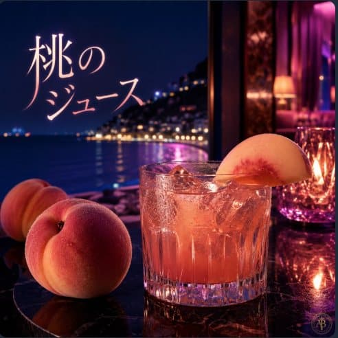 桃のジュース