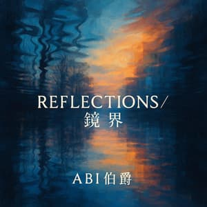 REFLECTIONS / 鏡界 album cover and metal print preview