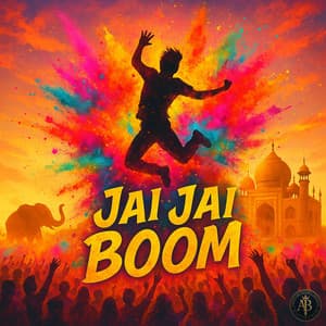 JaiJaiBOOM album cover and metal print preview