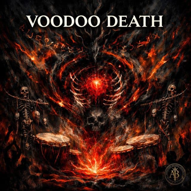VOODOO DEATH album cover and metal print preview