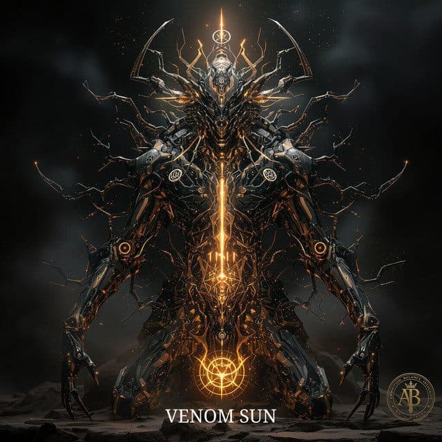VENOM SUN album cover and metal print preview