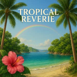 Tropical Reverie album cover and metal print preview