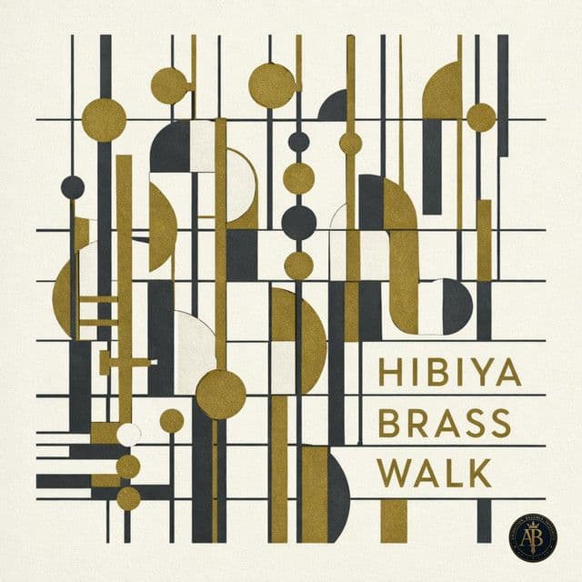 HIBIYA BRASS WALK album cover and metal print preview