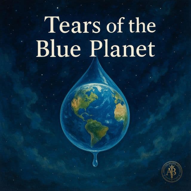 Tears of the Blue Planet album cover and metal print preview