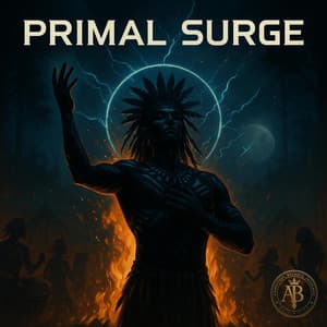 PRIMAL SURGE album cover and metal print preview